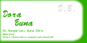 dora buna business card